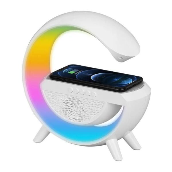 Mobile Wireless Charger Bluetooth Speaker LED