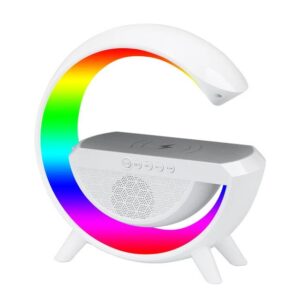 Mobile Wireless Charger Bluetooth Speaker LED
